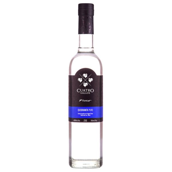 Pisco Cuatro Gallos Blend Quebranta 40° 70cl